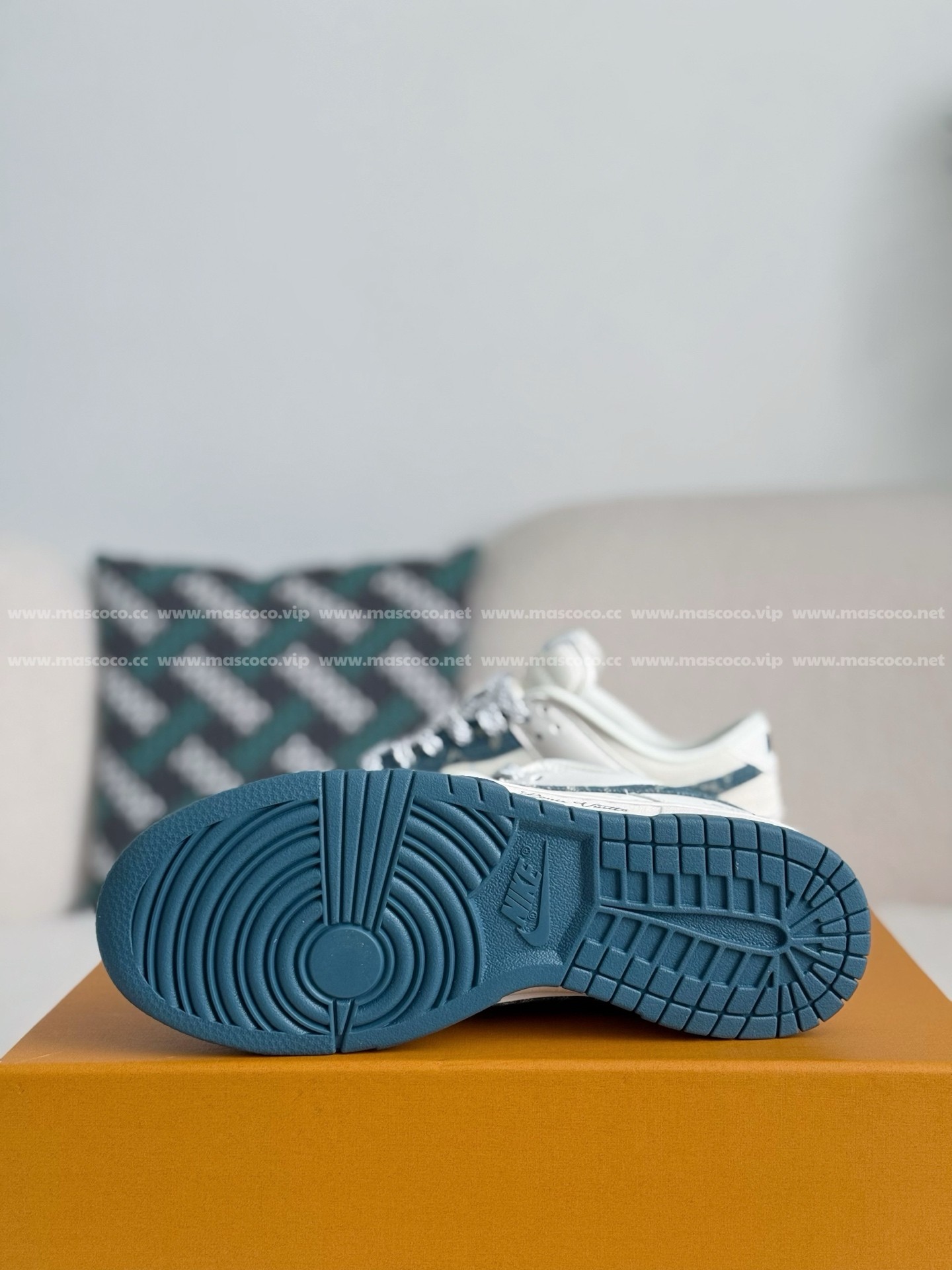 「#4020」LOUIS VUITTON x Nike Dunk Casual Sneakers - 图片 5