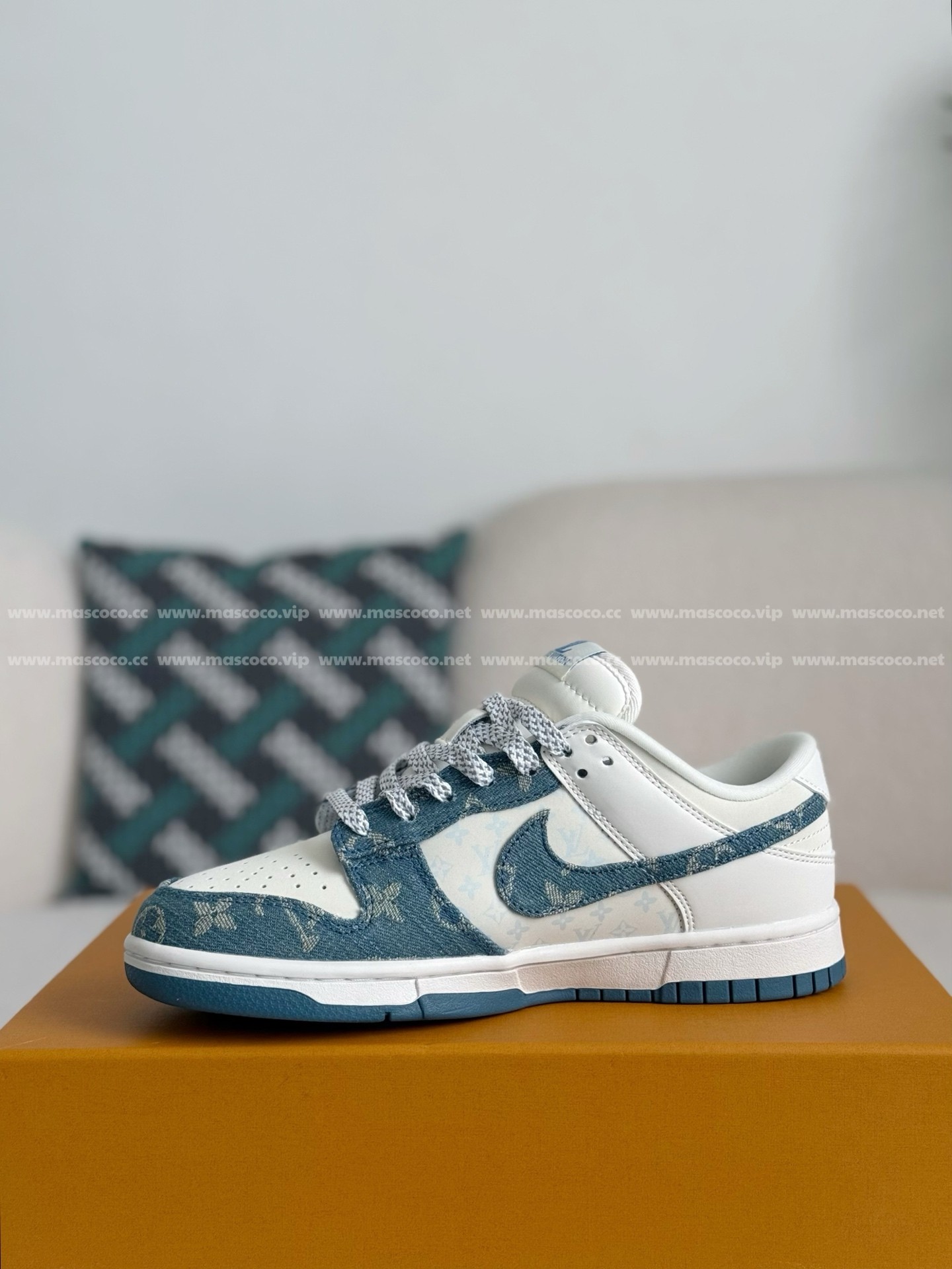 「#4020」LOUIS VUITTON x Nike Dunk Casual Sneakers - 图片 4