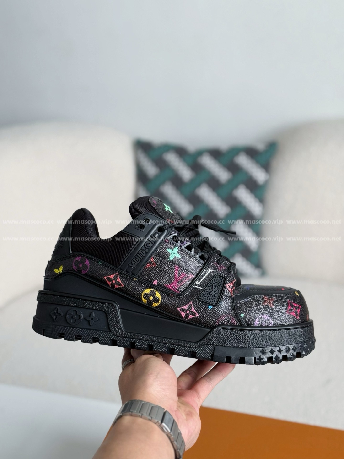 「#4033」LOUIS VUITTON TRAINER Maxi SNEAKERS - 图片 6