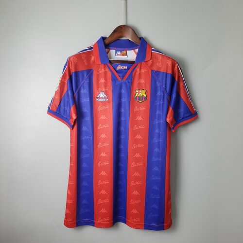 「#4084」Retro Barcelona 96/97 at home Jersey T-Shirt