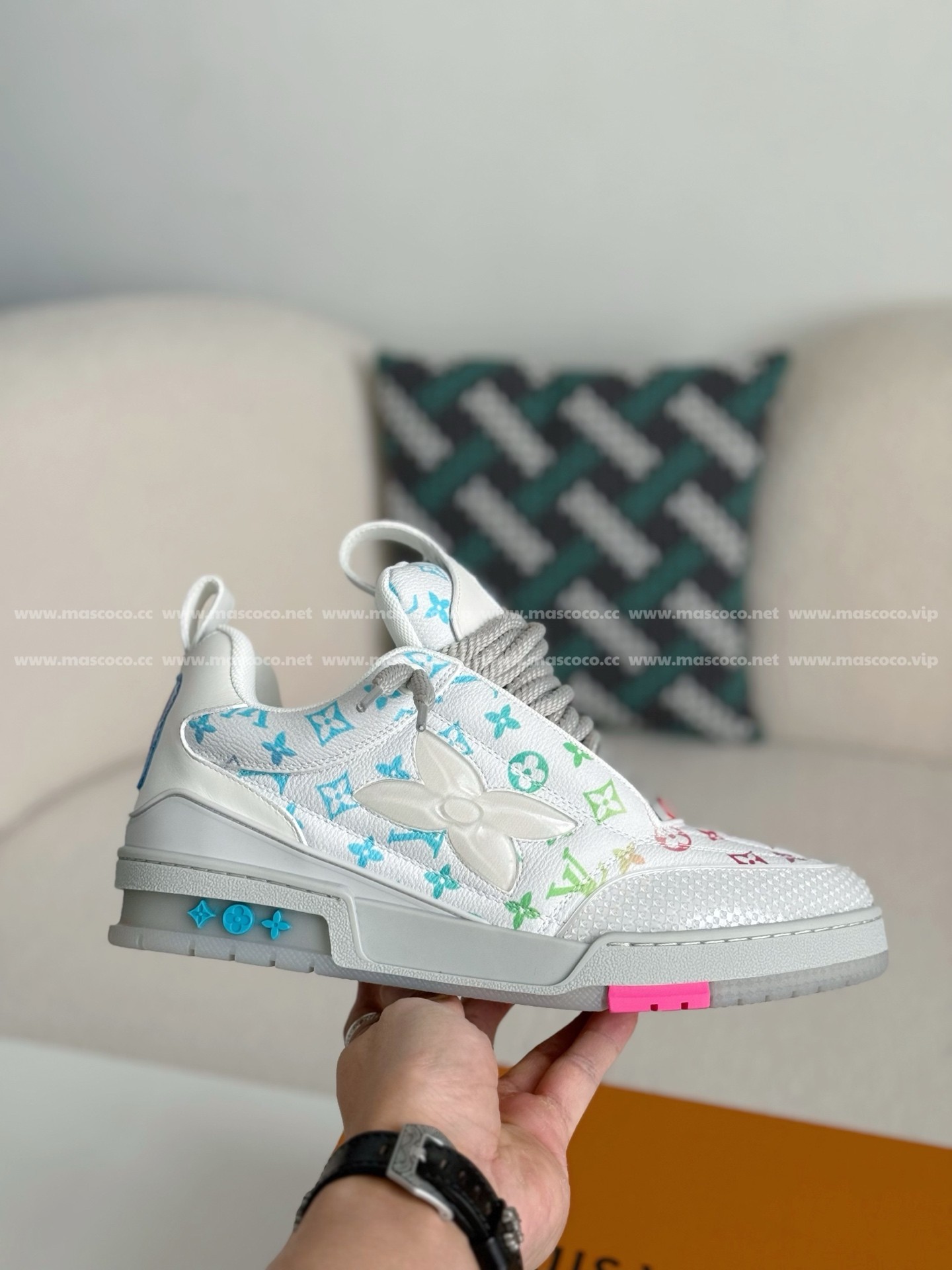 「#4104」LOUIS VUITTON SKATE SNEAKERS - 图片 6