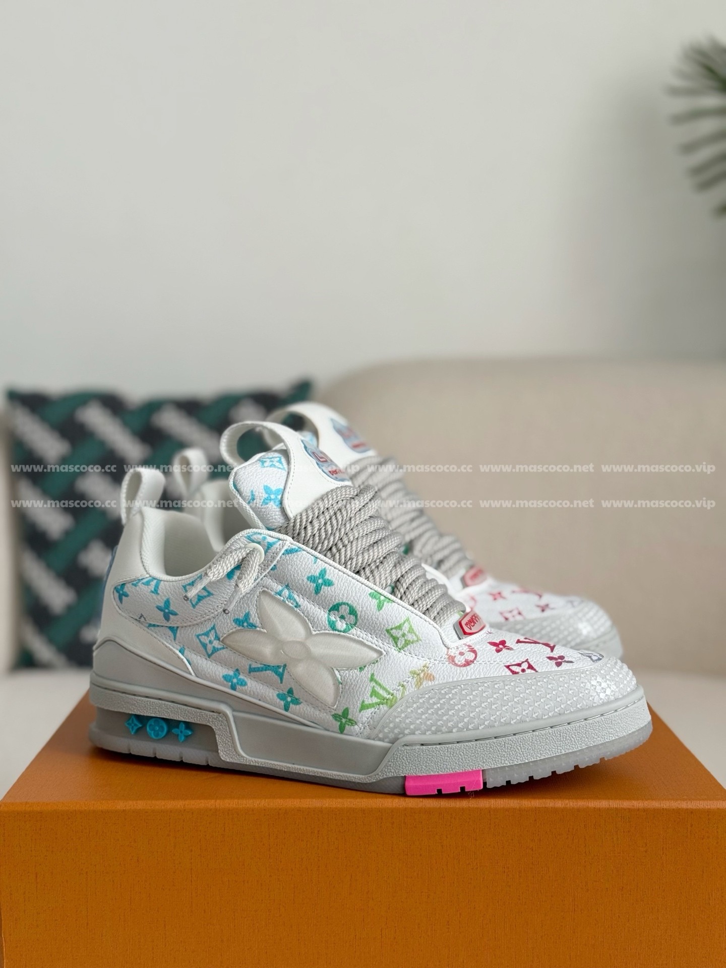「#4104」LOUIS VUITTON SKATE SNEAKERS - 图片 2