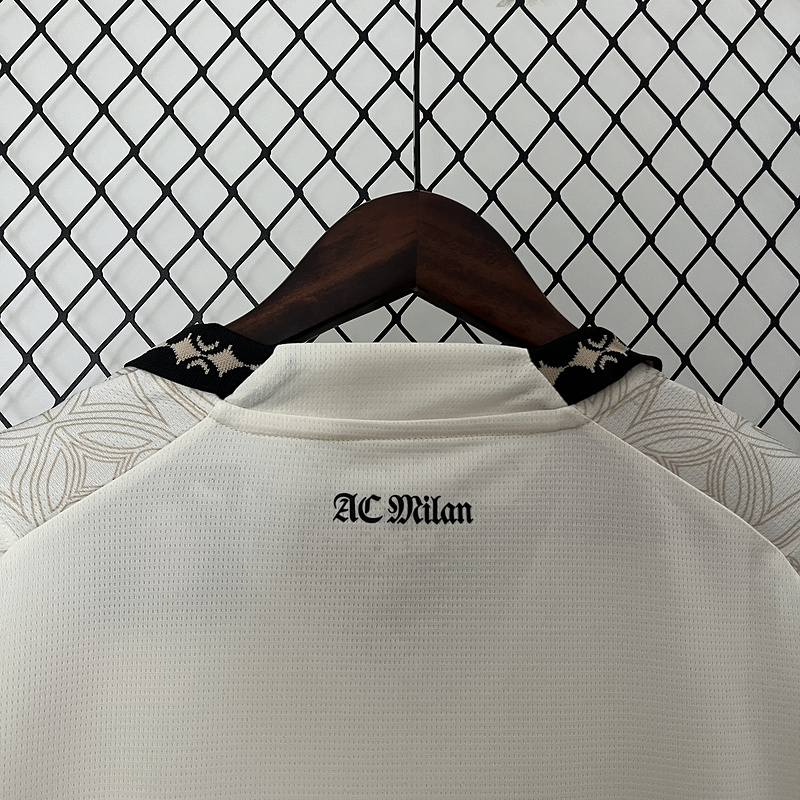 「#4128」23/24 AC Milan Beige JERSEY - 图片 4