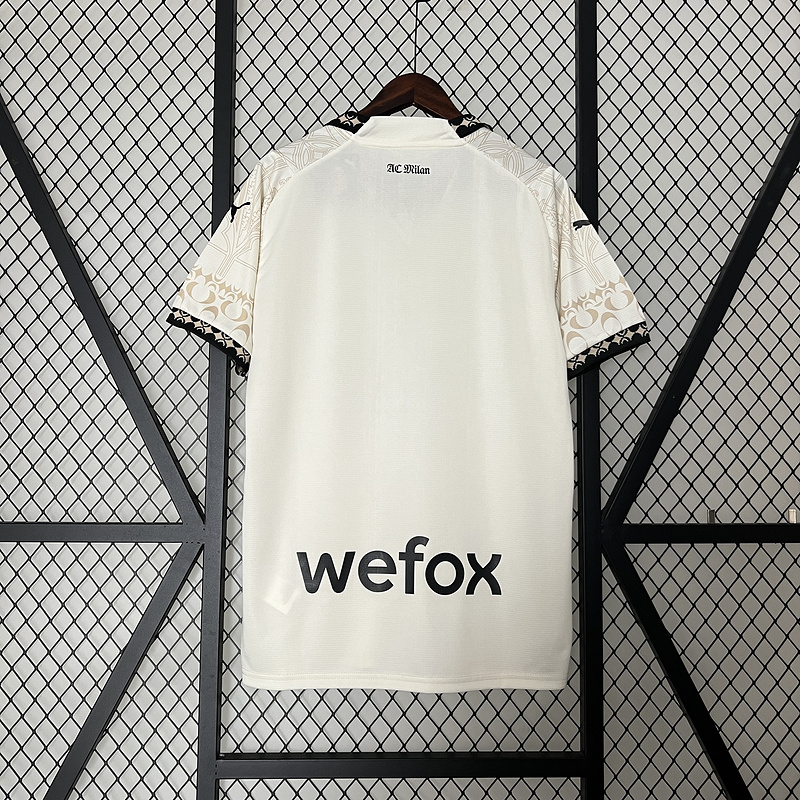 「#4128」23/24 AC Milan Beige JERSEY - 图片 2