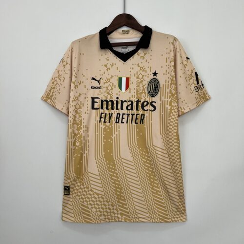 「#4140」23/24 AC Milan Yellow Jersey