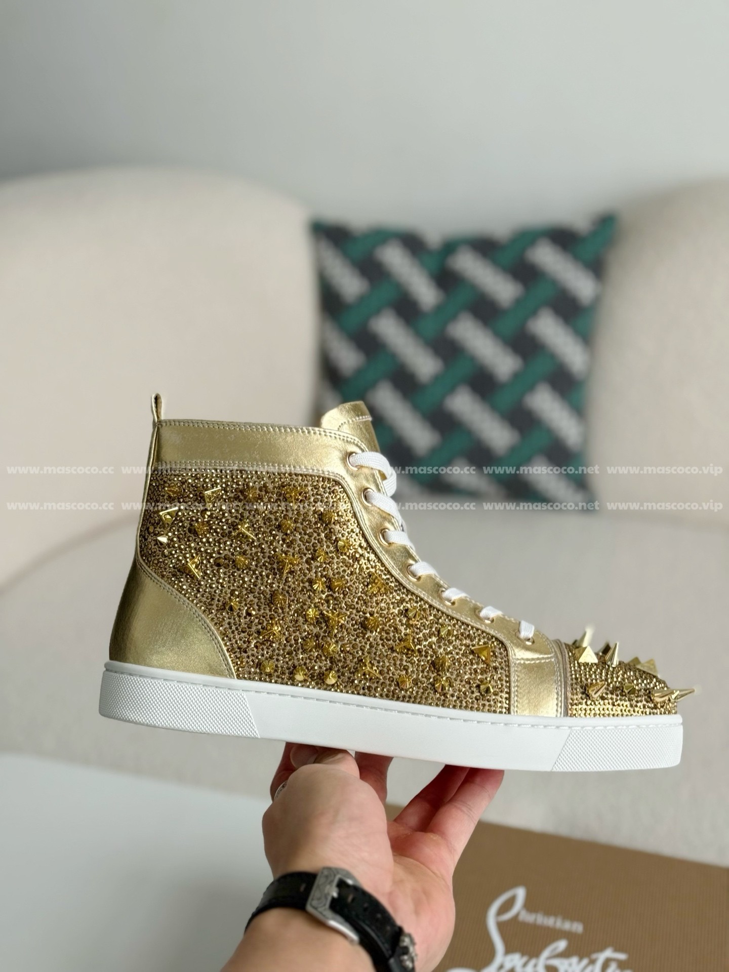 「#4249」Christian Louboutin Sneakers High - 图片 6