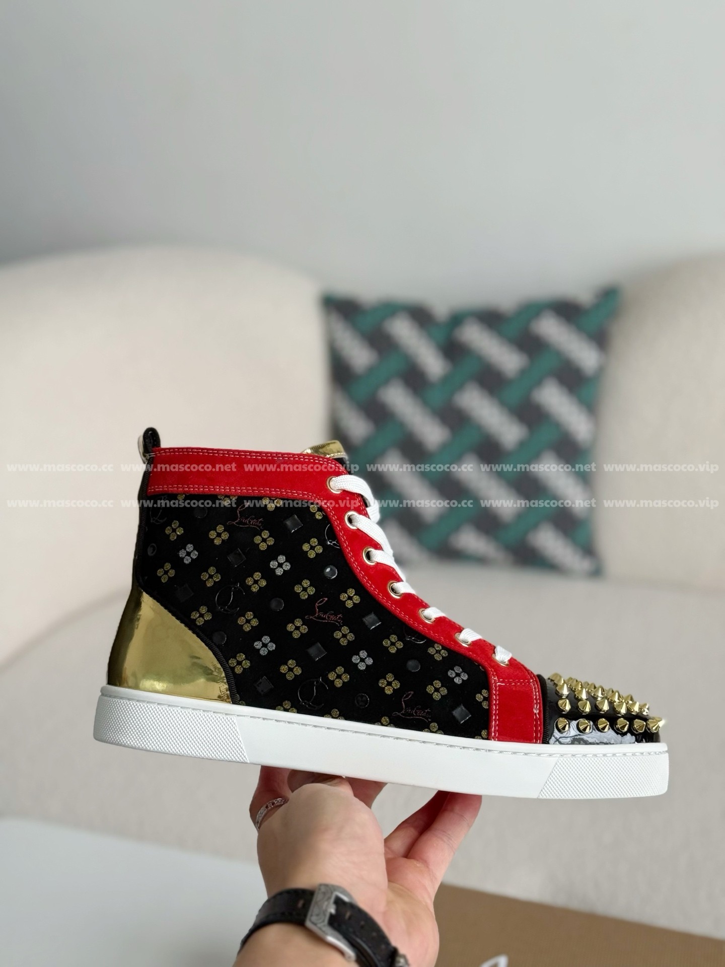 「#4251」Christian Louboutin Sneakers High - 图片 6