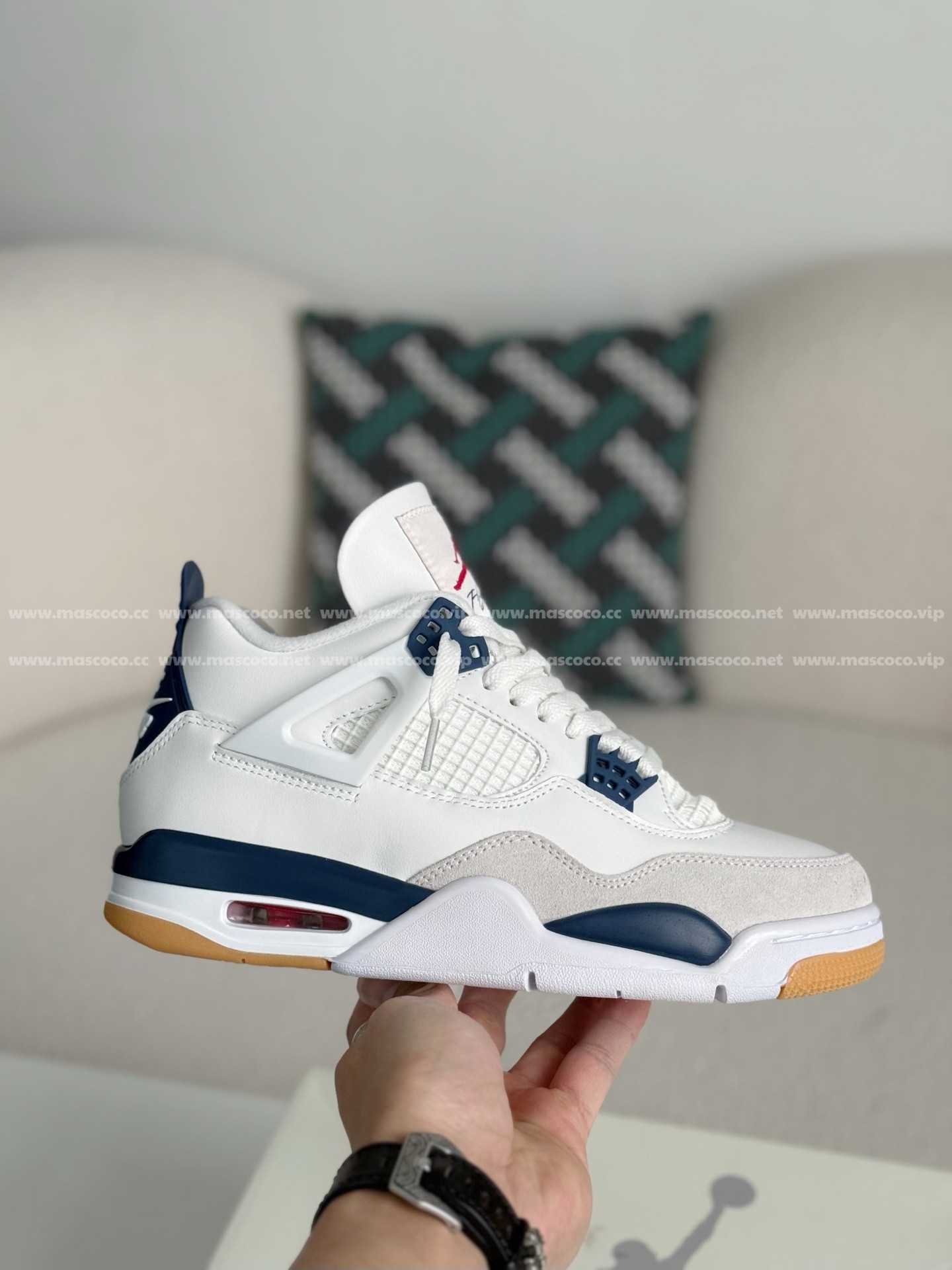「#4280」Jordan Air Jordan 4 retro wear-resistant non-slip mid-top - 图片 6