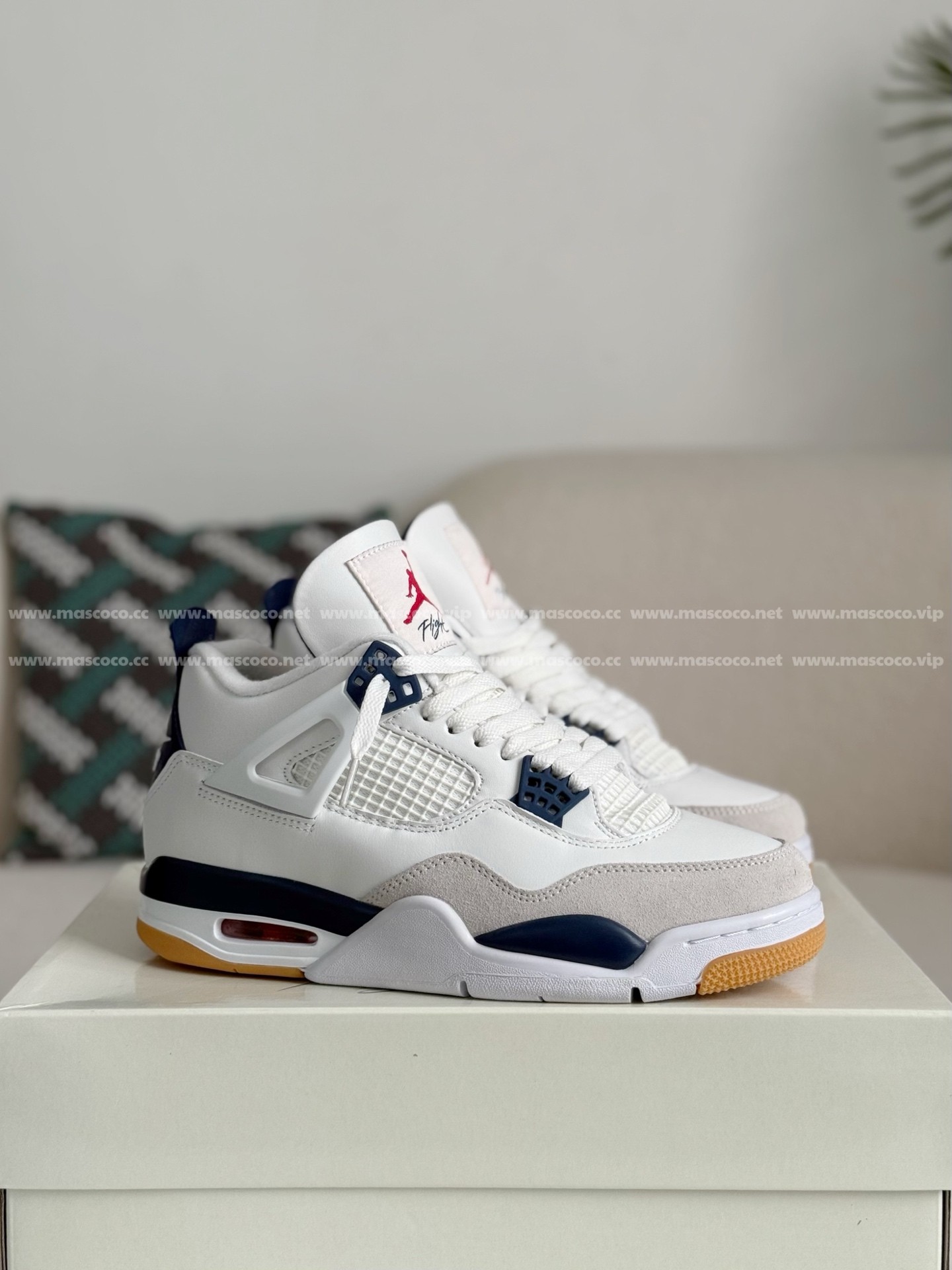「#4280」Jordan Air Jordan 4 retro wear-resistant non-slip mid-top - 图片 2