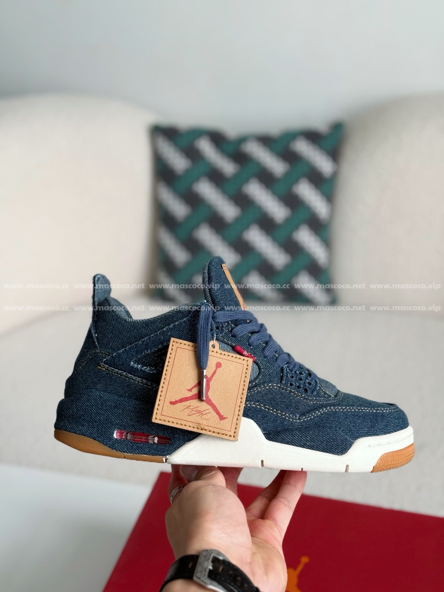 「#4282」Jordan Air Jordan 4 retro wear-resistant non-slip mid-top - 图片 6