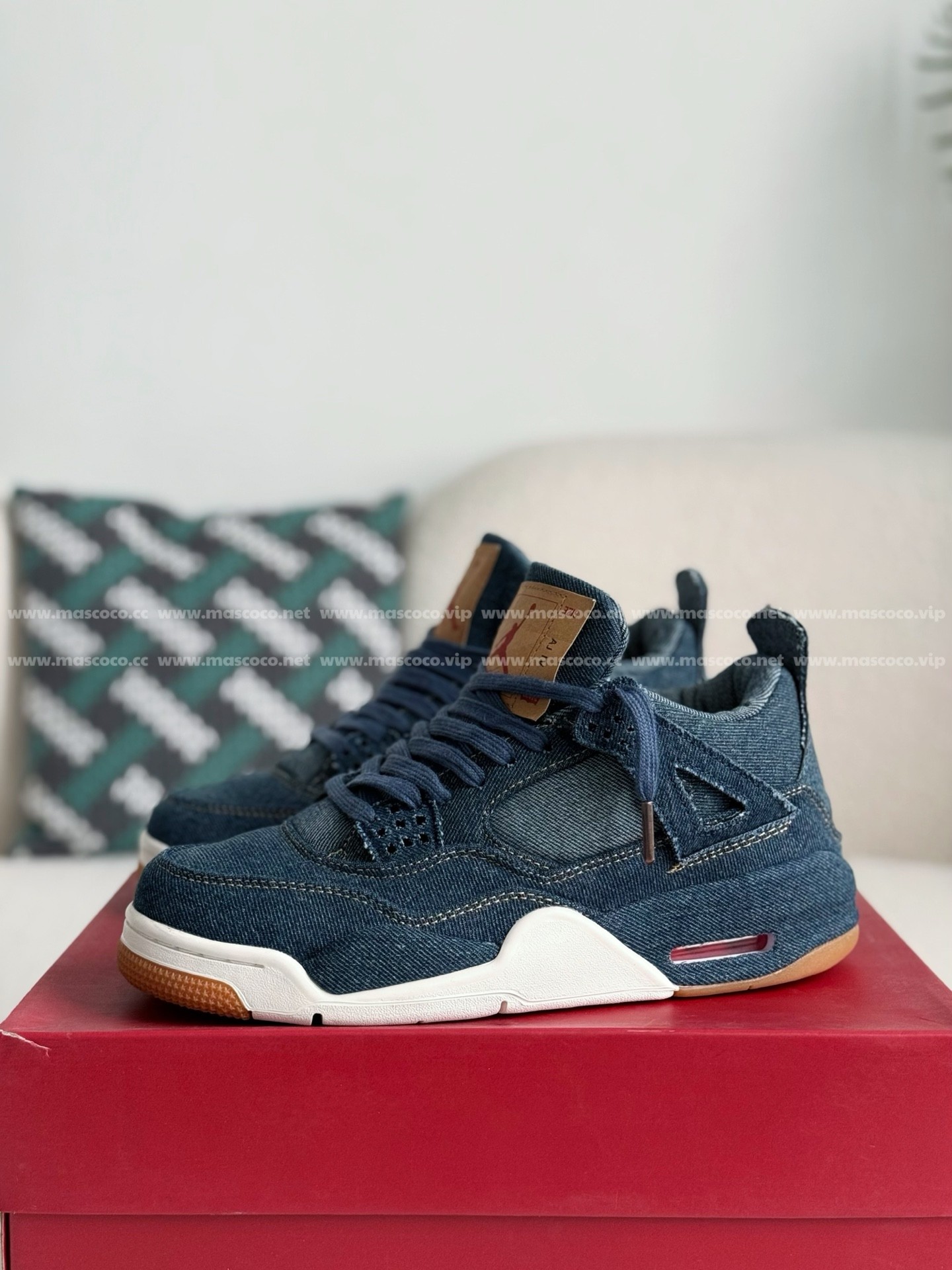 「#4282」Jordan Air Jordan 4 retro wear-resistant non-slip mid-top