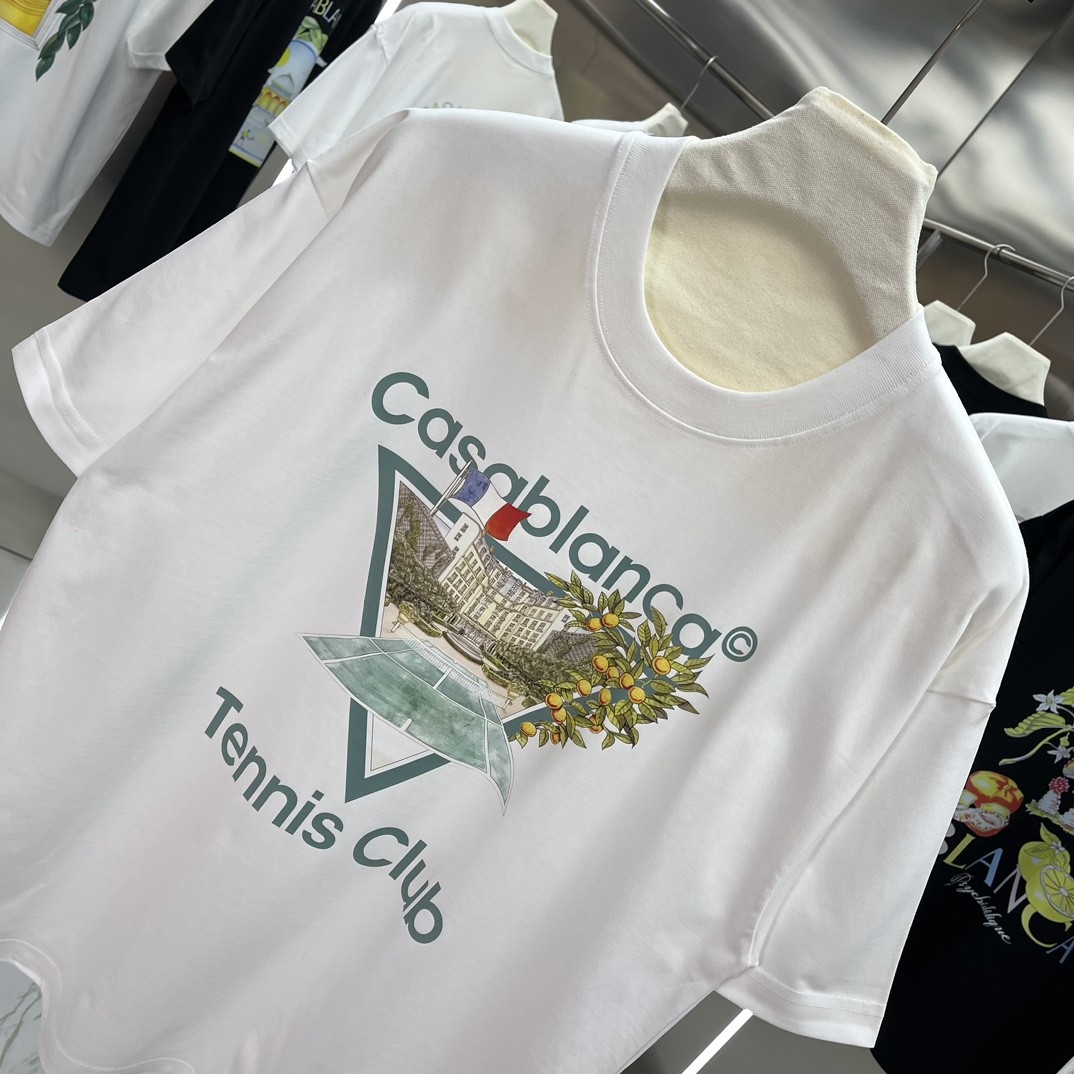 「#4320」CASABLANCA New T-shirt - 图片 3