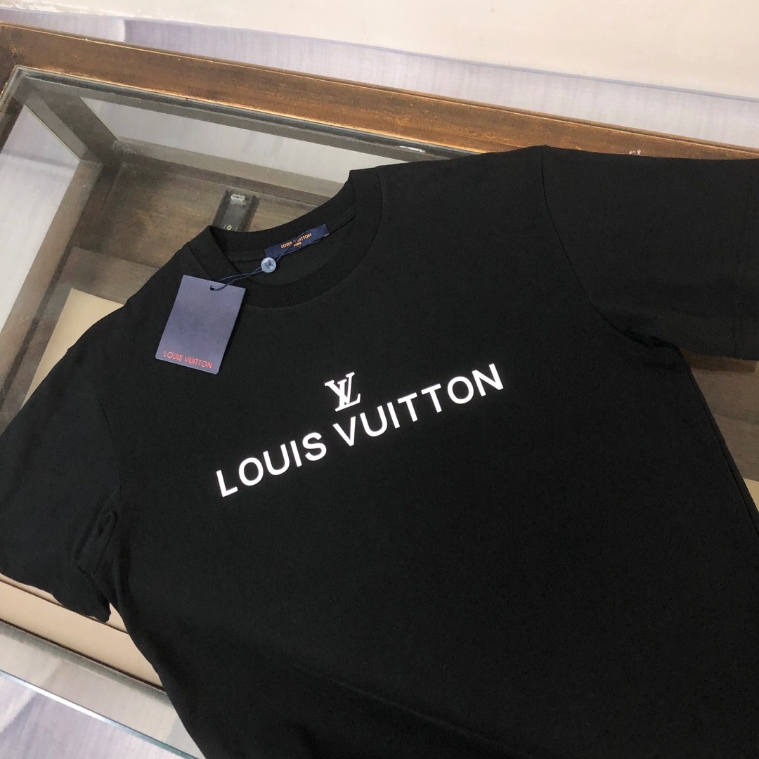 「#4358」Louis Vuitton Summer New Round Neck Short Sleeve T-Shirt - 图片 3