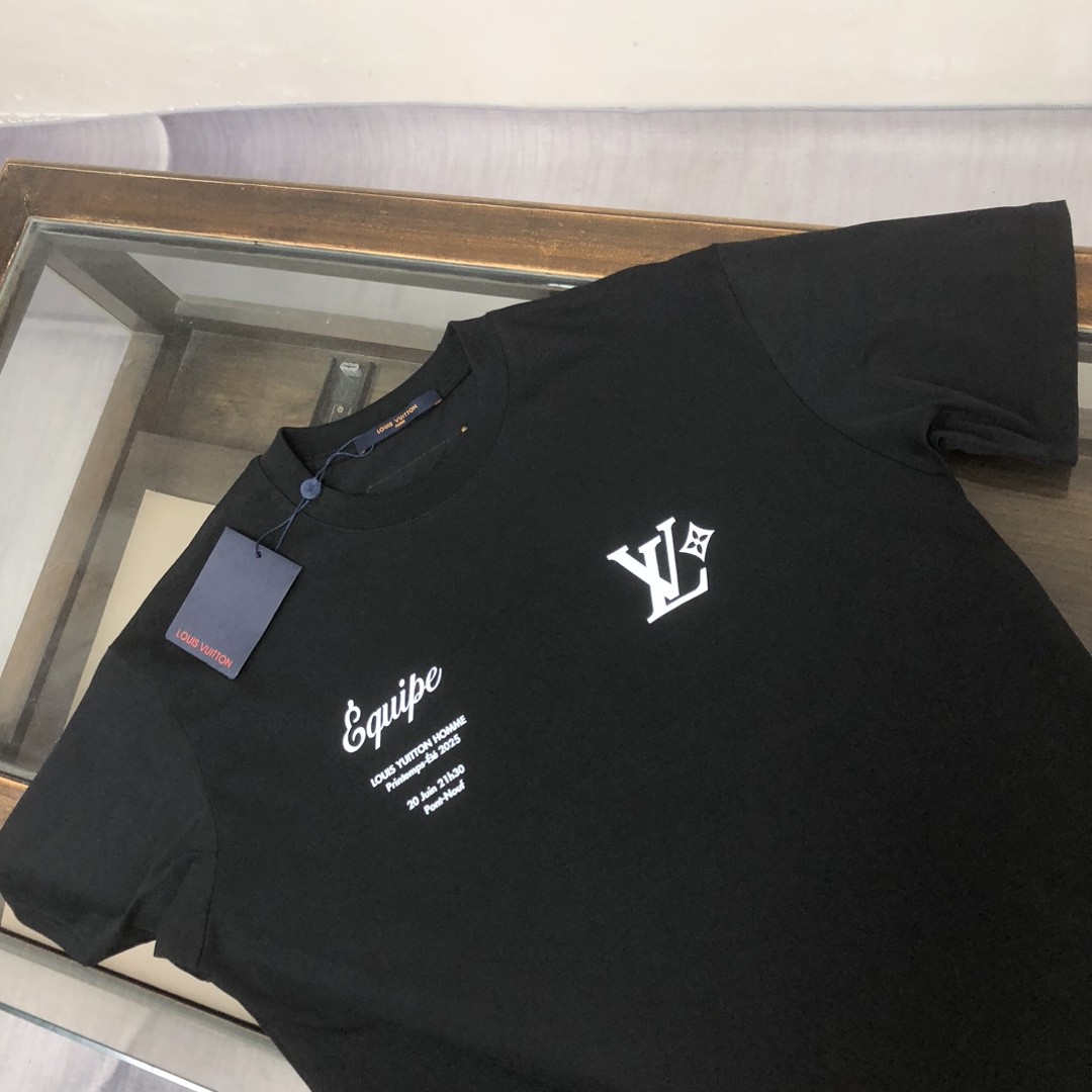 「#4362」Louis Vuitton Summer New Round Neck Short Sleeve T-Shirt - 图片 3