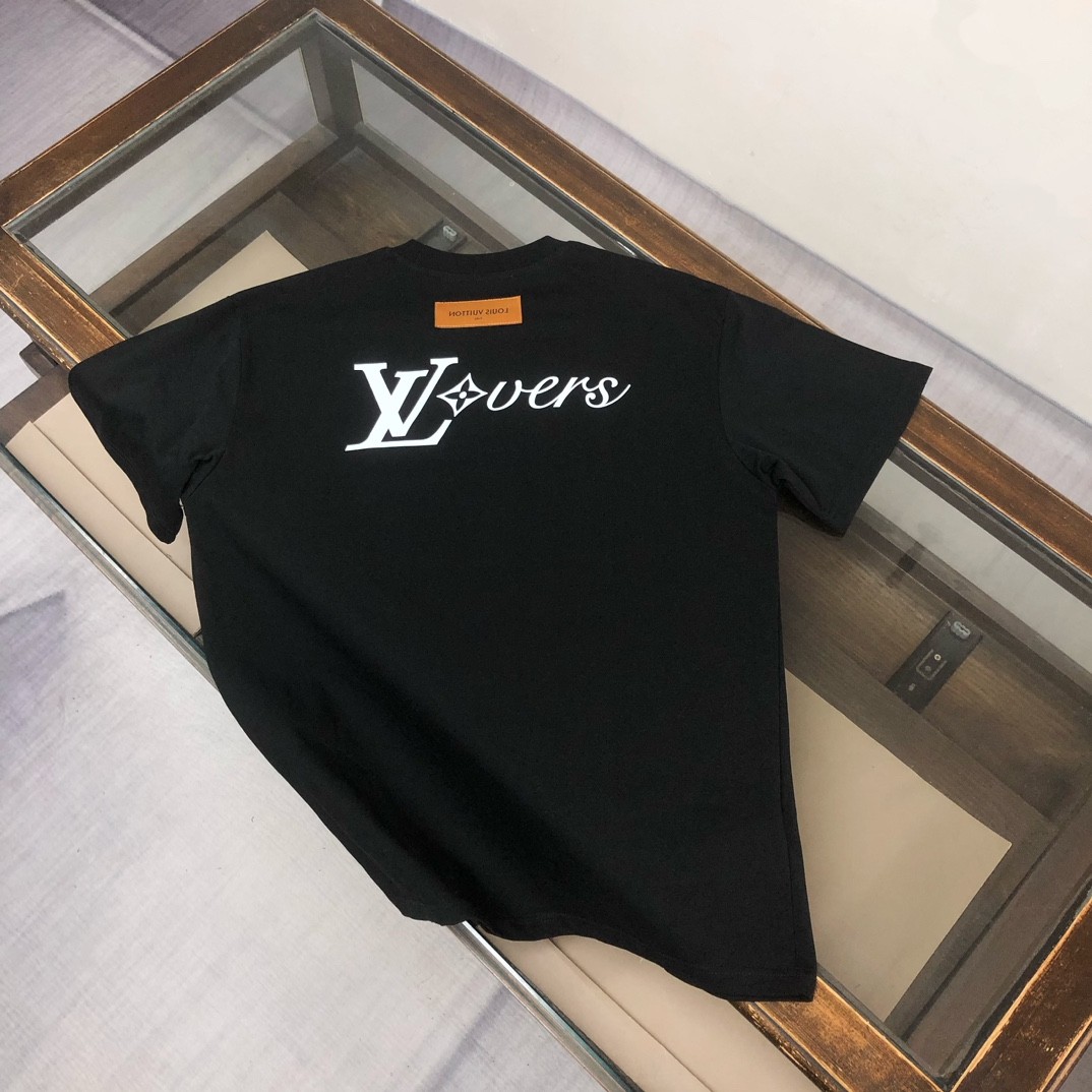 「#4362」Louis Vuitton Summer New Round Neck Short Sleeve T-Shirt - 图片 2