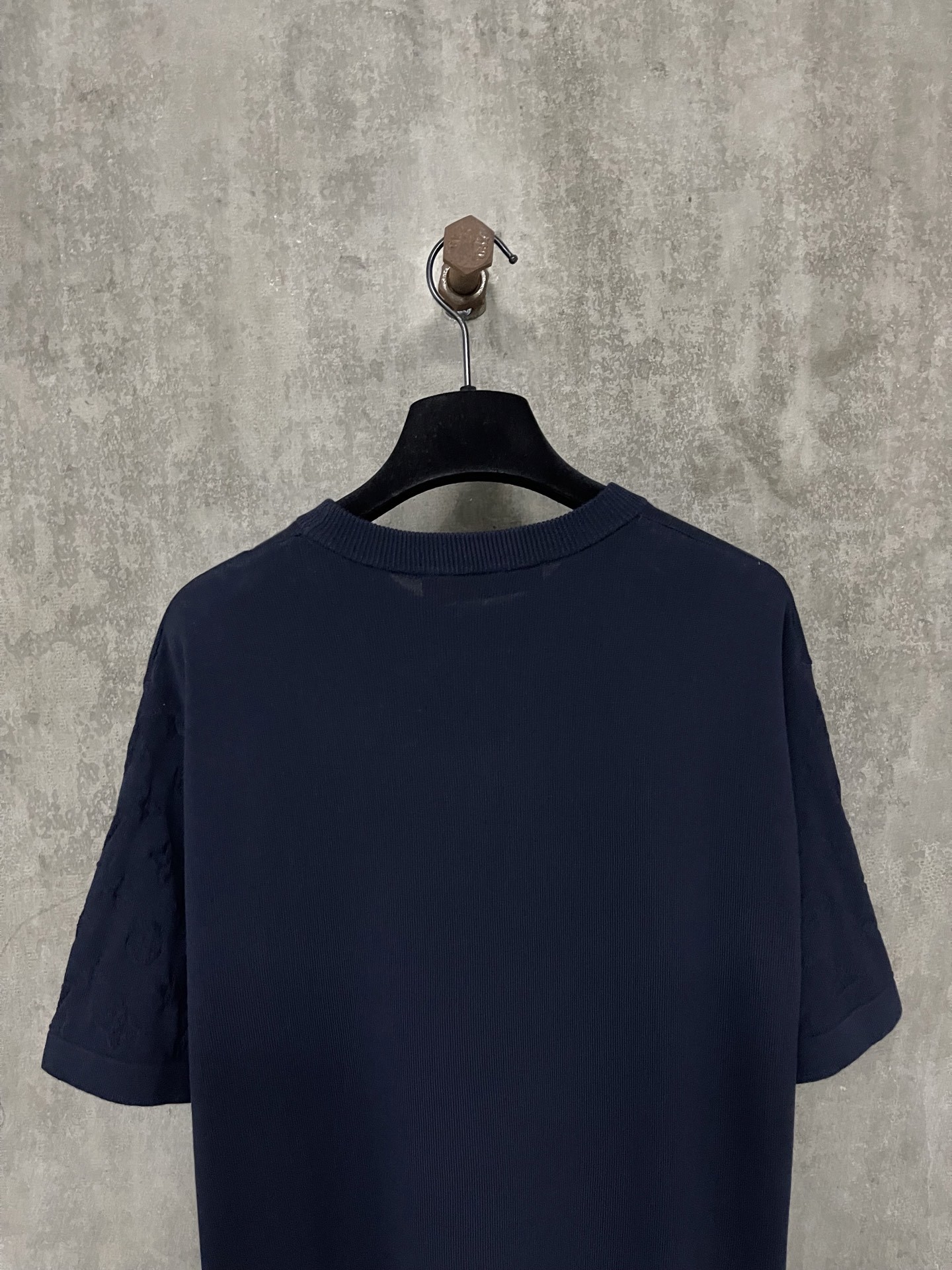 「#4364」Louis Vuitton Cotton Jacquard Crew Neck Short Sleeve T-Shirt - 图片 4