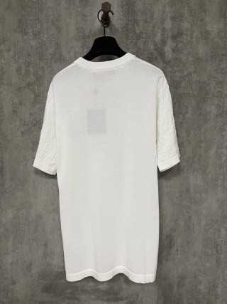「#4366」Louis Vuitton Cotton Jacquard Crew Neck Short Sleeve T-Shirt - 图片 2