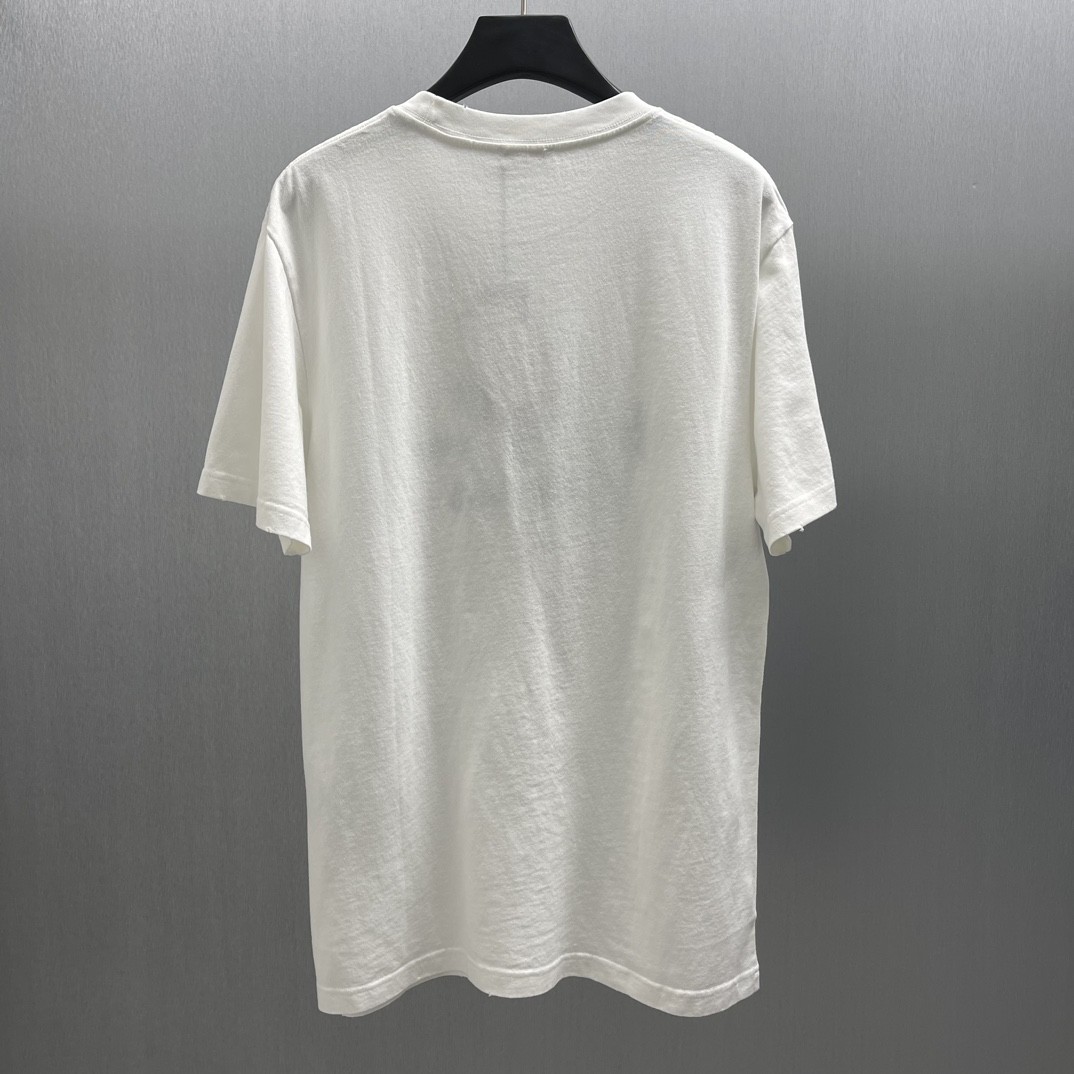 「#4380」Dior-CD Friends Private Letter Short Sleeve - 图片 2