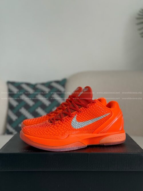「#4391」Nike Zoom Kobe 6 Protro“Total Orange”Sneakers