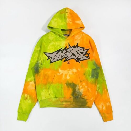 「#4425」Hellstar colorful tie-dye eggshell hoodie