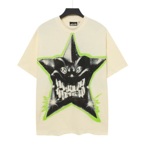 「#4438」Hellstar Hellstar Cross-border European and American street fashion brand pure cotton T-shirt