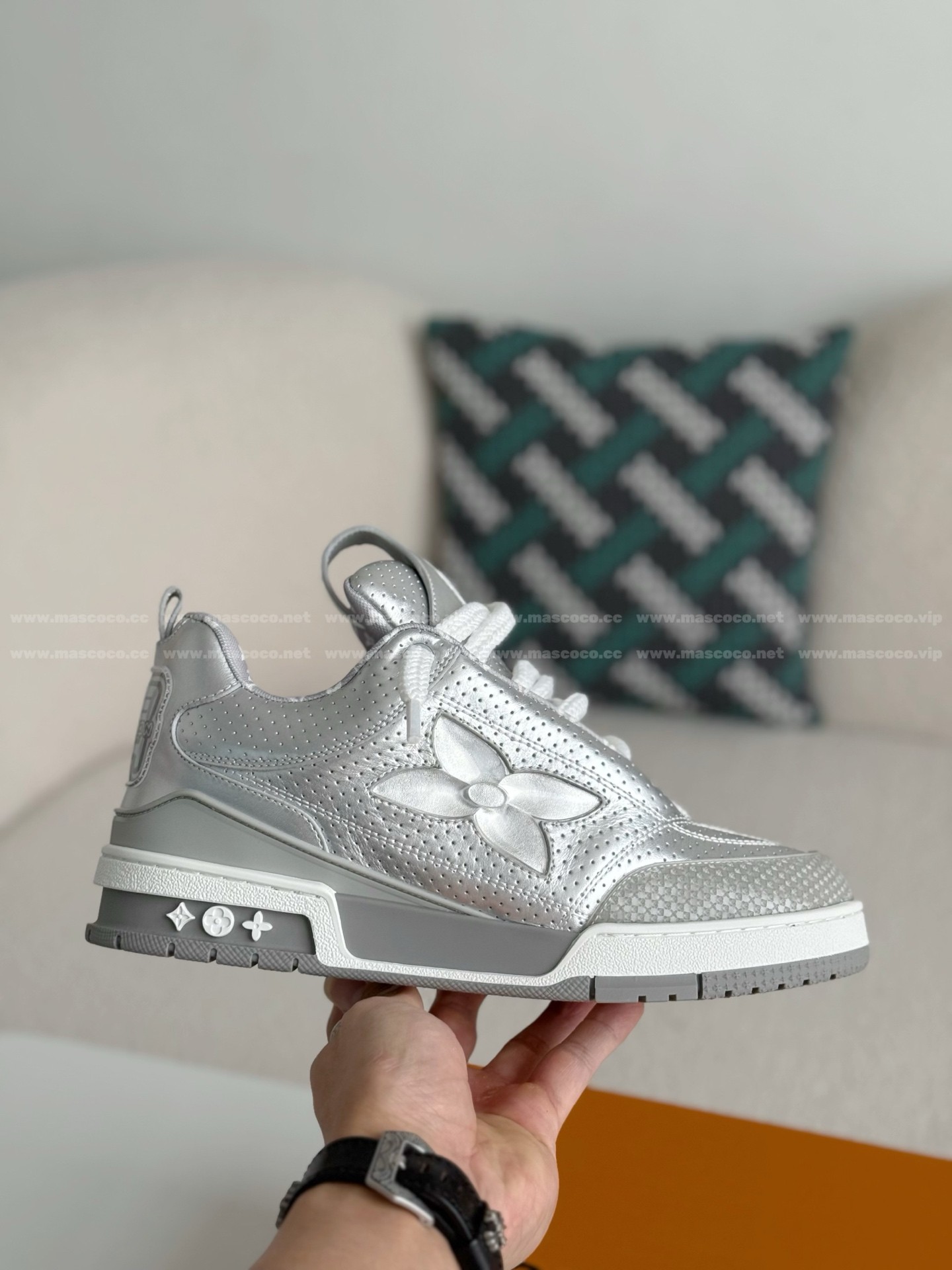 「#4477」LOUIS VUITTON SKATE SNEAKERS - 图片 6