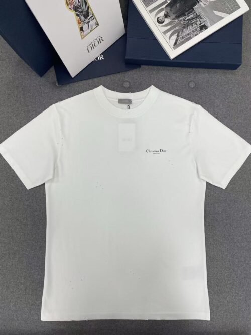 「#4502」Dior Cotton Lily Valley Print T-shirt