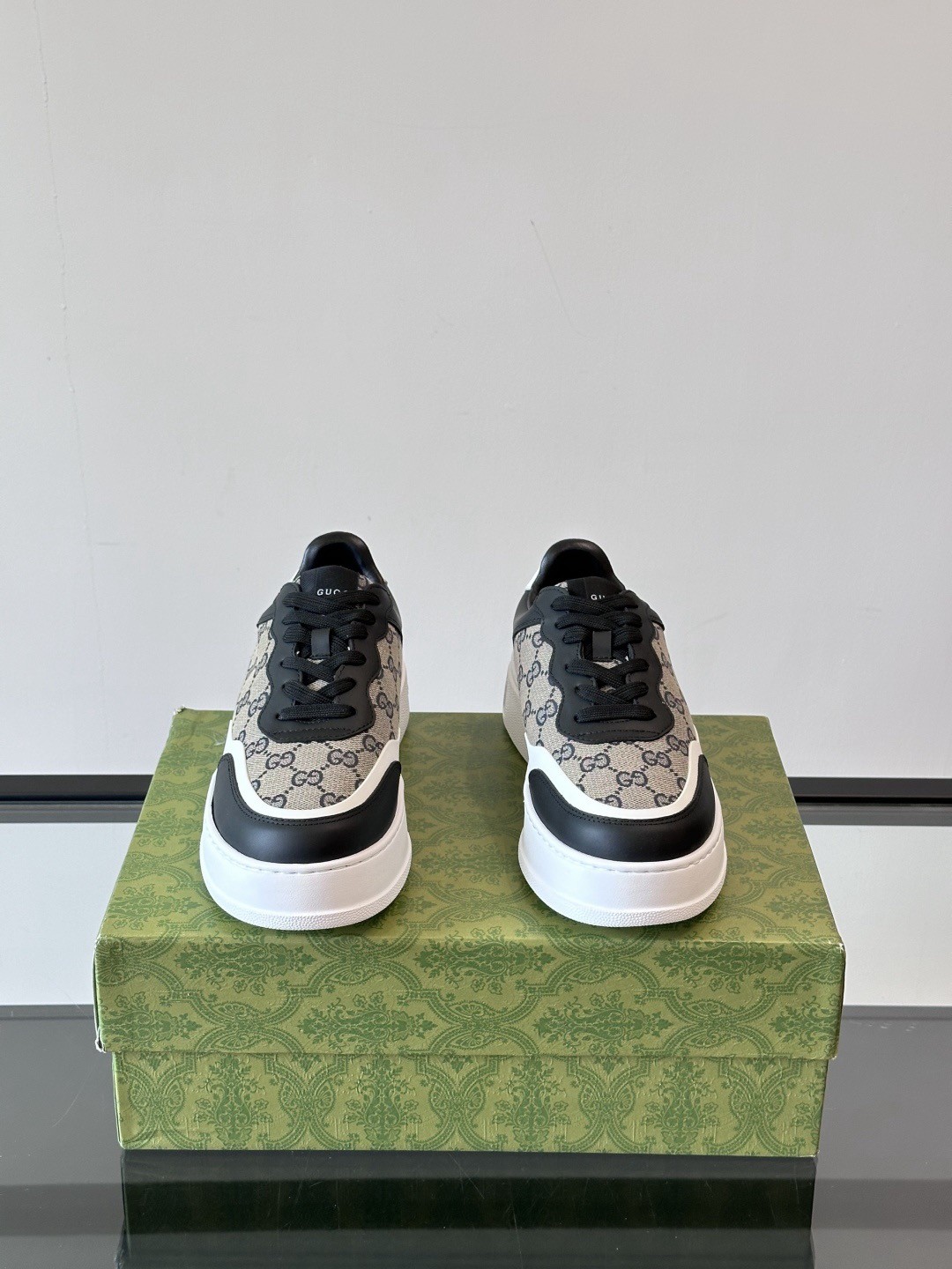 「#4568」GUCCI imported cowhide thick-soled casual shoes - 图片 2