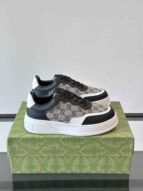 「#4568」GUCCI imported cowhide thick-soled casual shoes