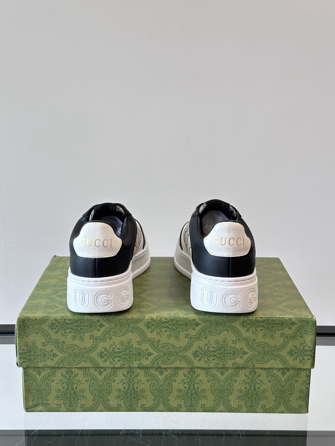 「#4568」GUCCI imported cowhide thick-soled casual shoes - 图片 4