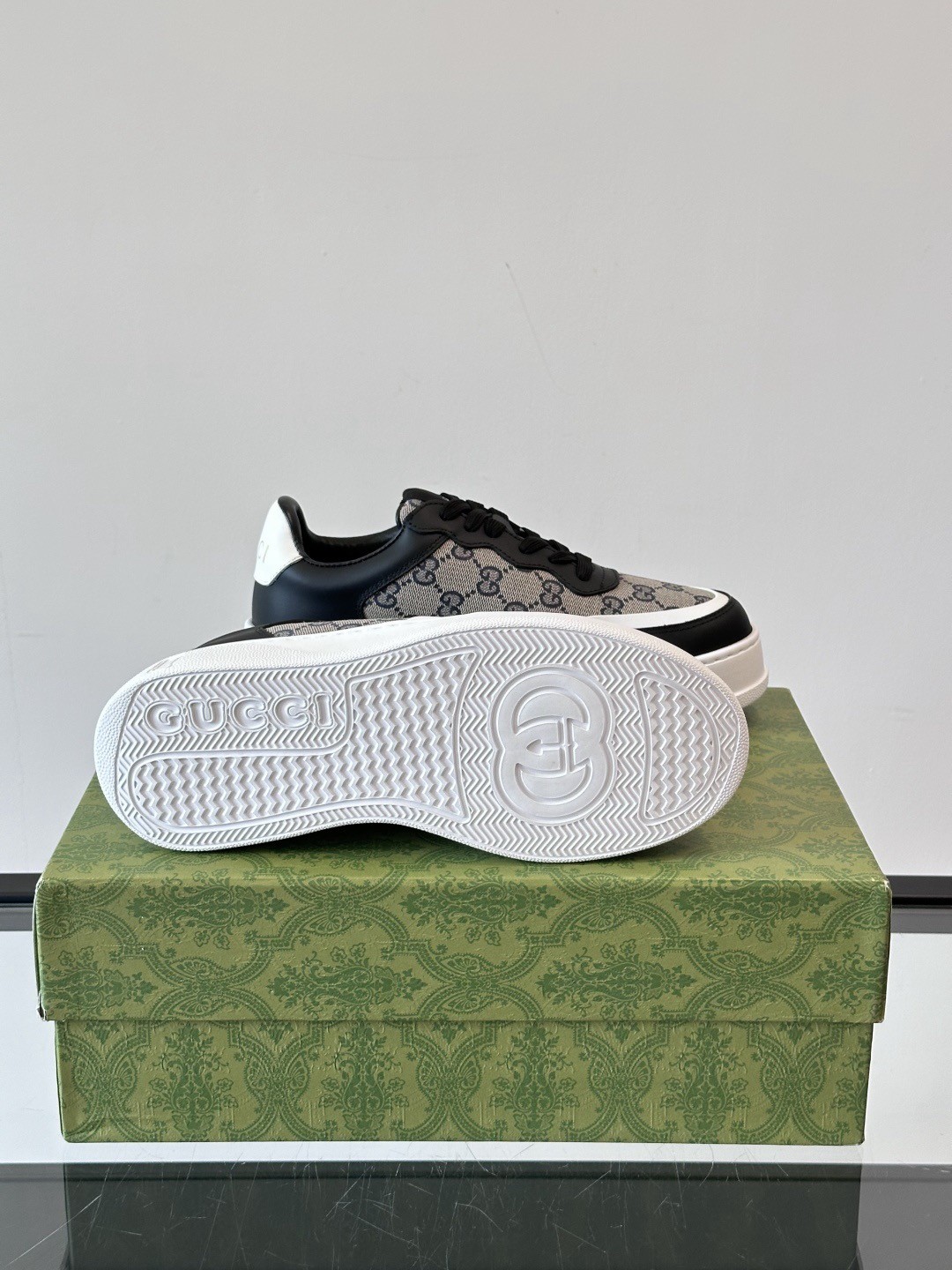 「#4568」GUCCI imported cowhide thick-soled casual shoes - 图片 5