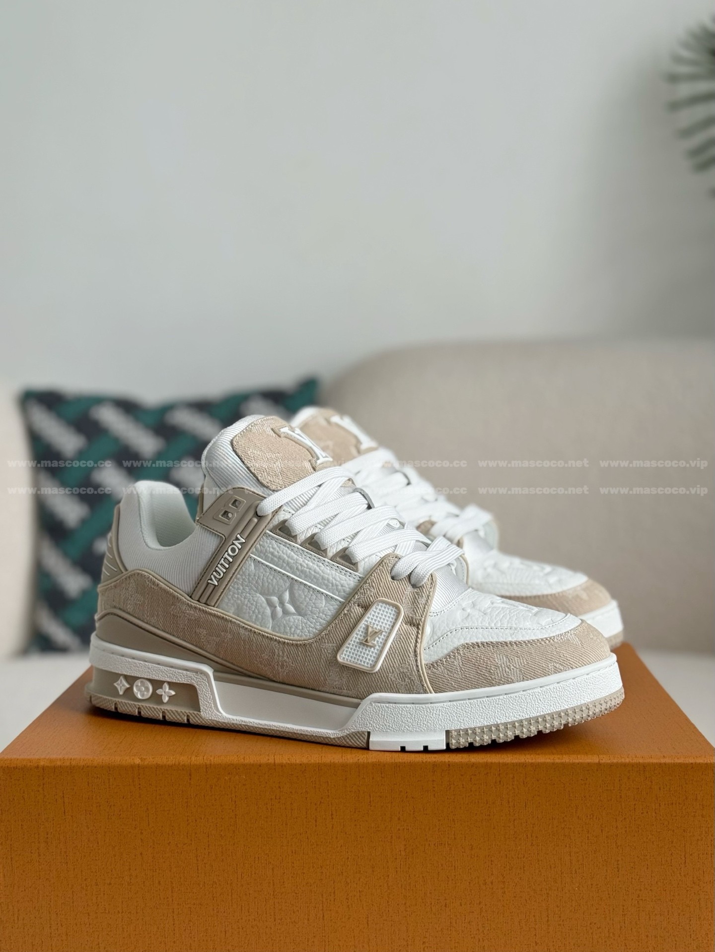 「#4573」LOUIS VUITTON TRAINER SNEAKERS - 图片 2