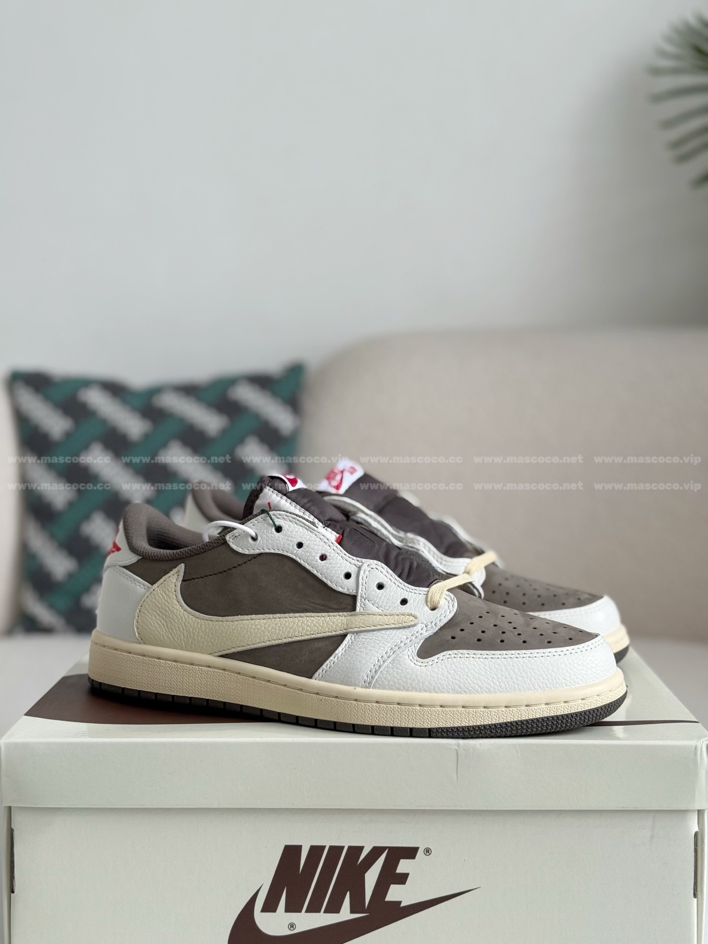 「#4596」Travis Scott × Jordan Air Jordan 1 Low Golf - 图片 2