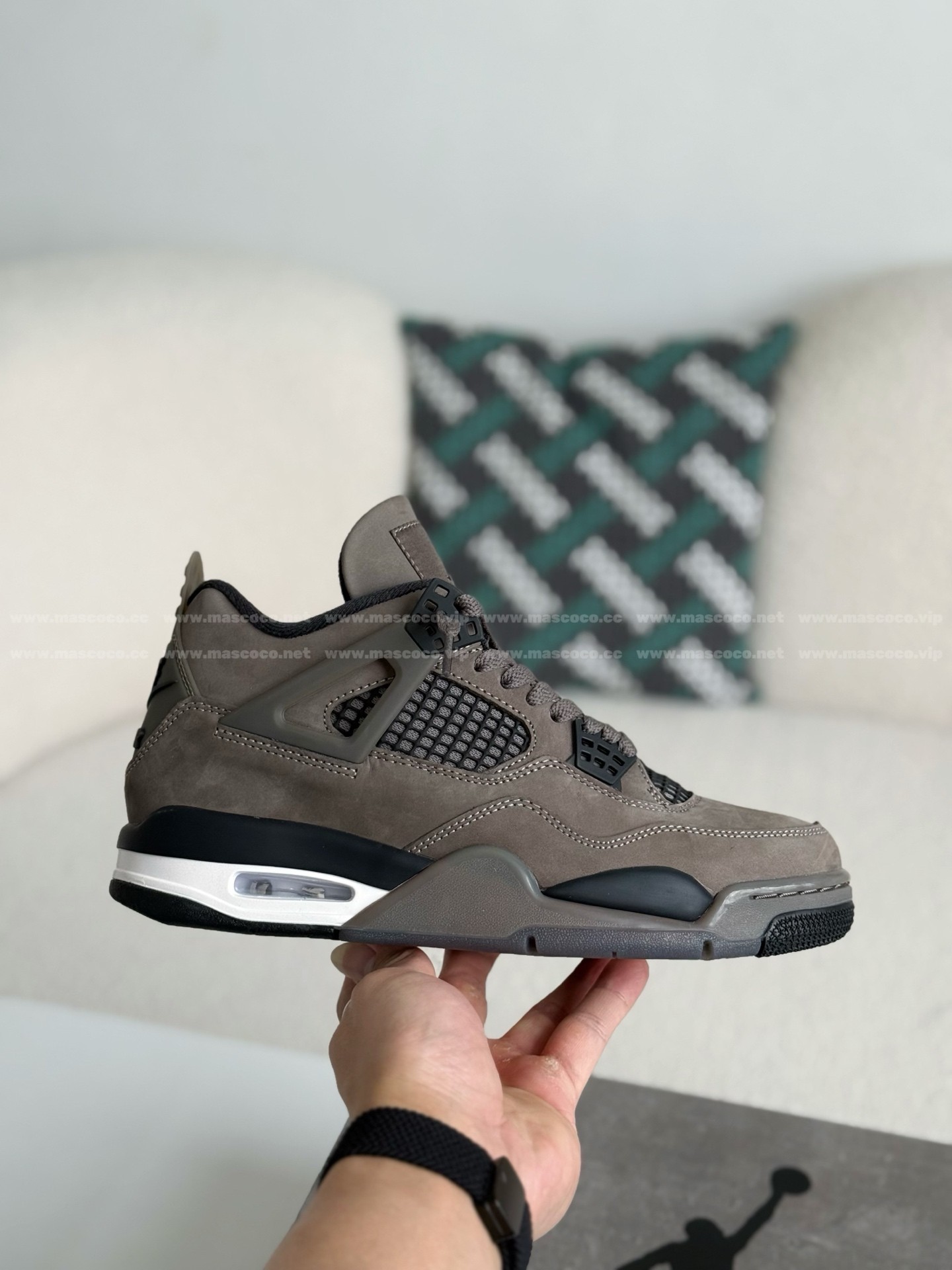 「#4610」Jordan Air Jordan 4 retro wear-resistant non-slip mid-top - 图片 6