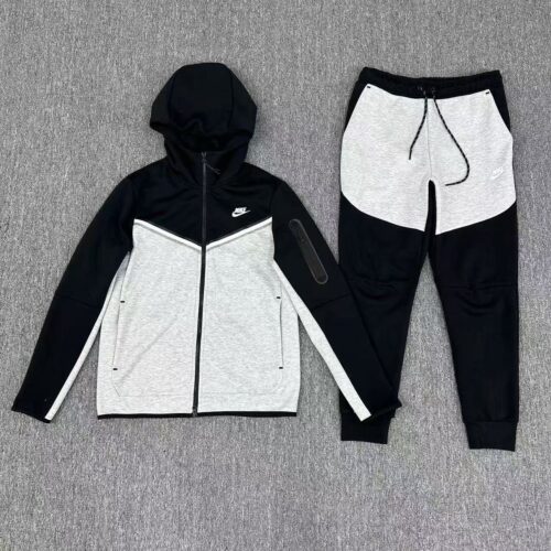 「#4658」Nike Sportswear NSW Tech Fleece Zip-Up Hoodie Set