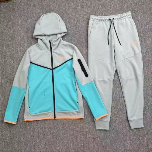 「#4659」Nike Sportswear NSW Tech Fleece Zip-Up Hoodie Set