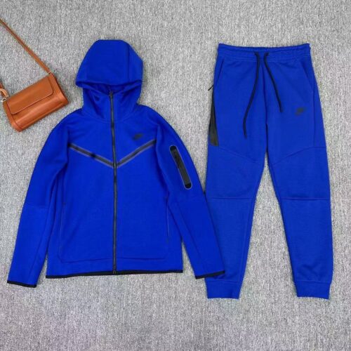 「#4661」Nike Sportswear NSW Tech Fleece Zip-Up Hoodie Set