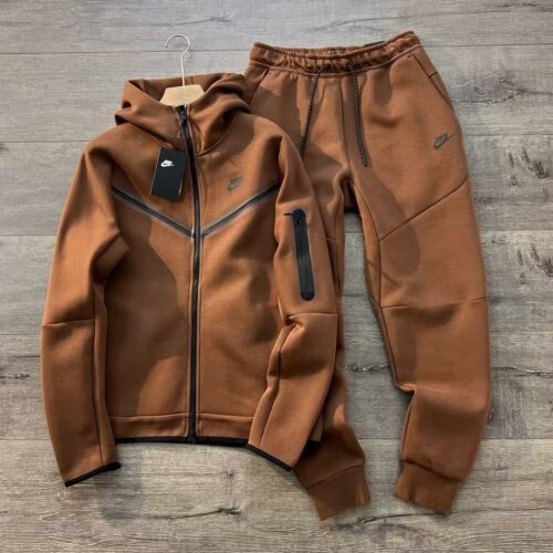 「#4664」Nike Sportswear NSW Tech Fleece Zip-Up Hoodie Set