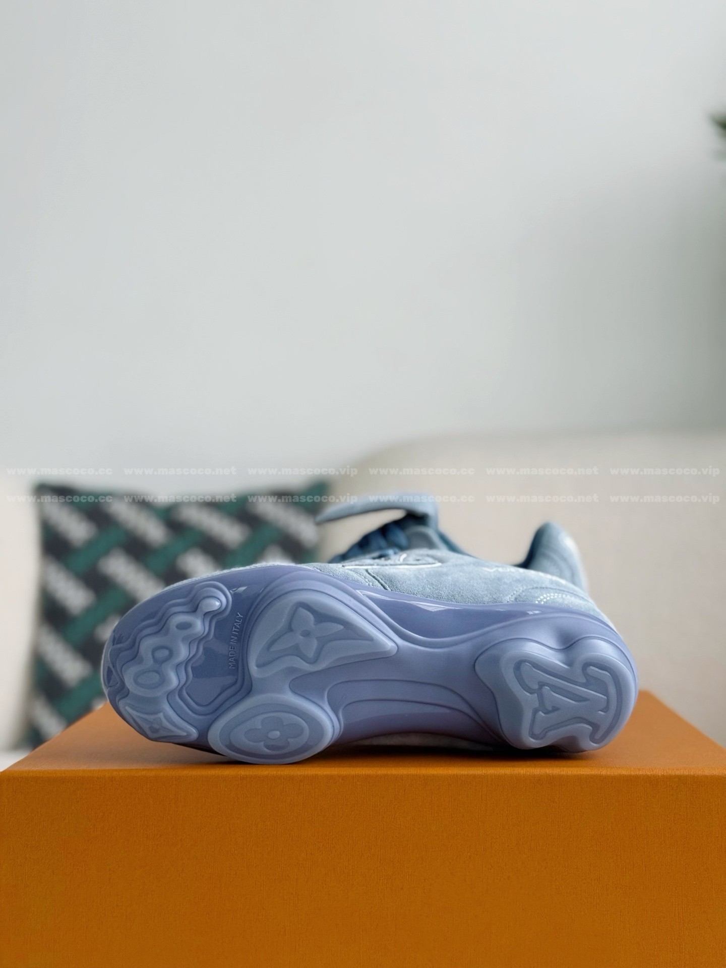 「#4696」LOUIS VUITTON FOOTPRINT SOCCER CASUAL SHOES - 图片 5