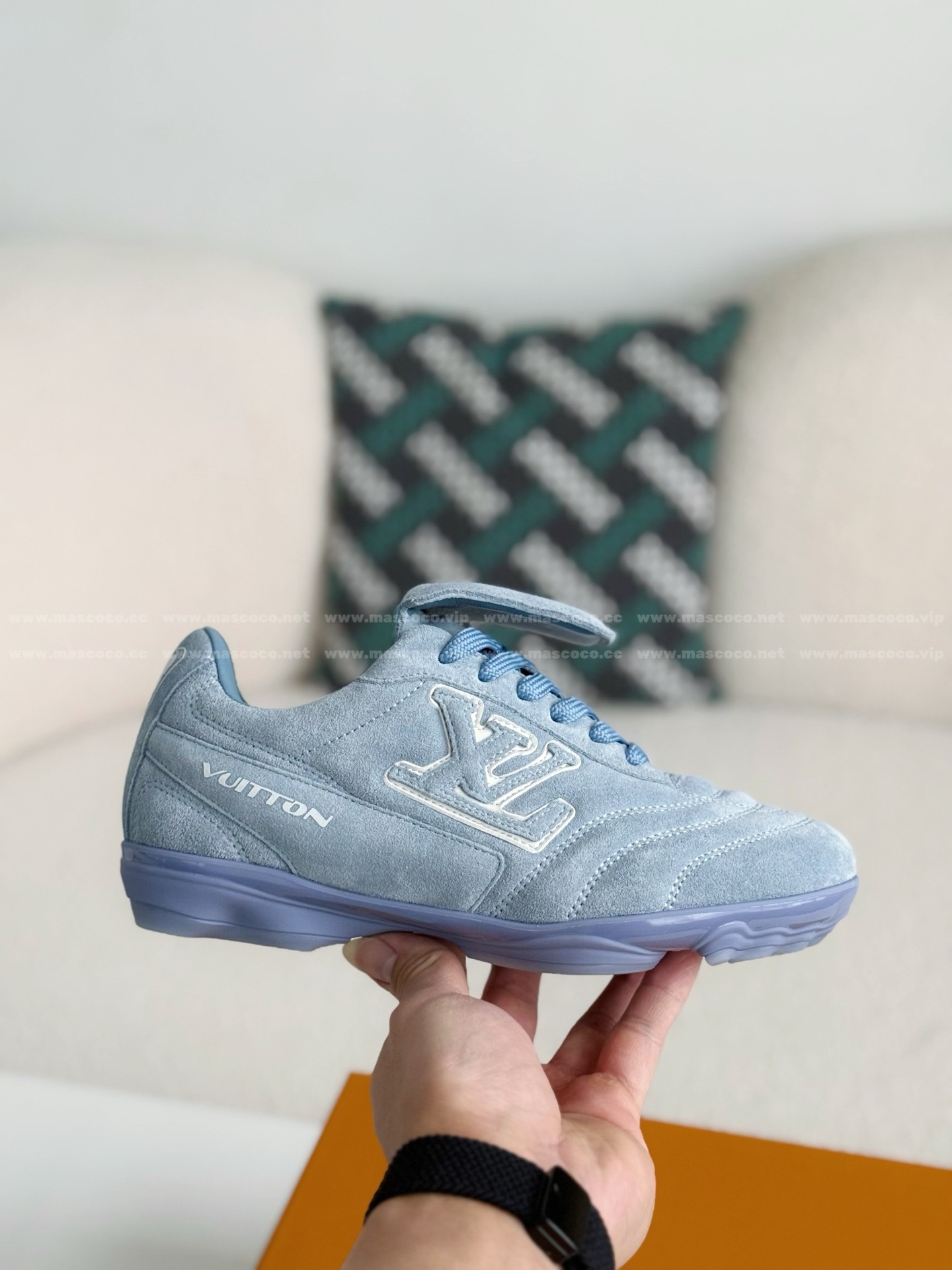 「#4696」LOUIS VUITTON FOOTPRINT SOCCER CASUAL SHOES - 图片 6