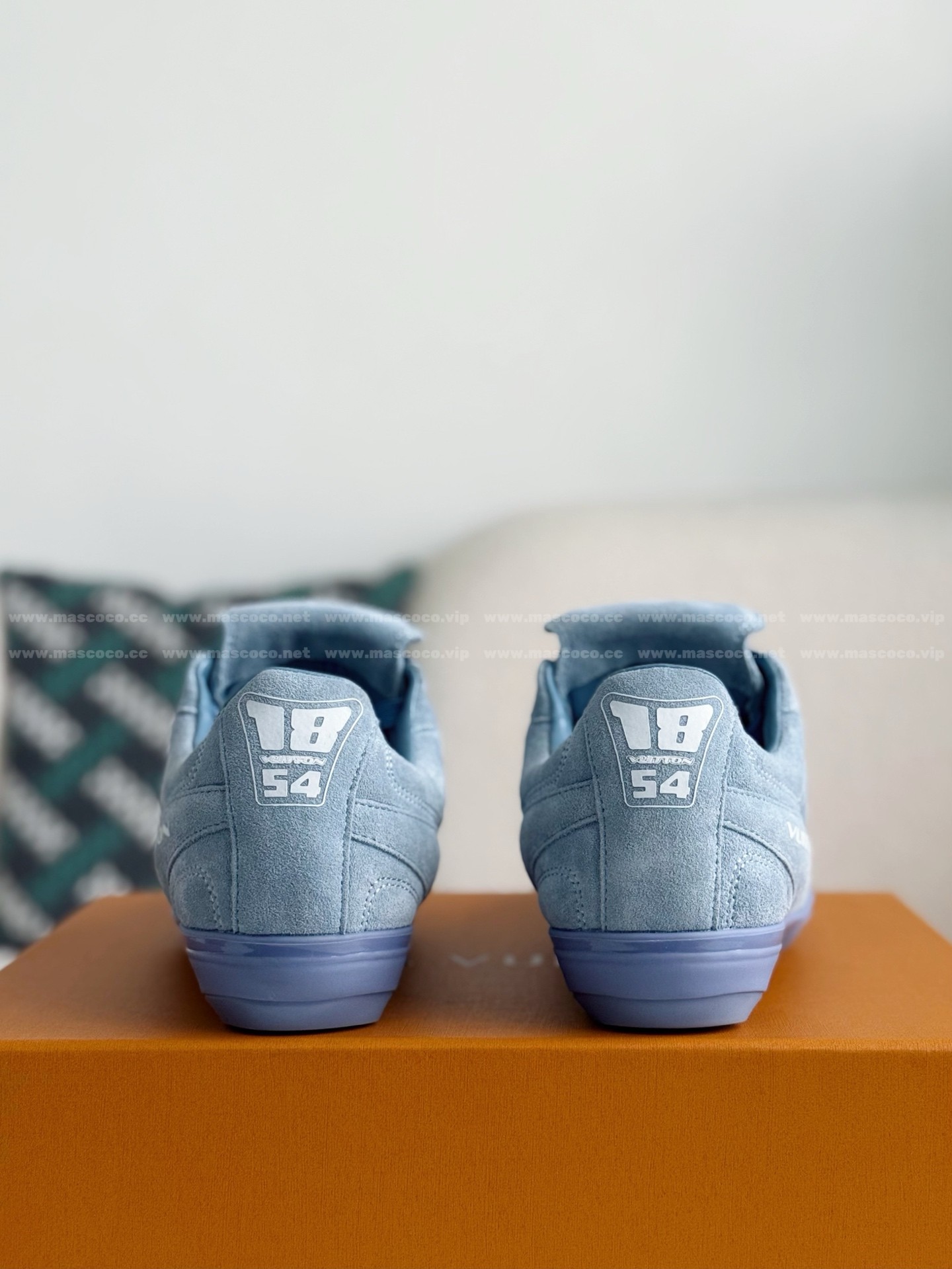 「#4696」LOUIS VUITTON FOOTPRINT SOCCER CASUAL SHOES - 图片 3