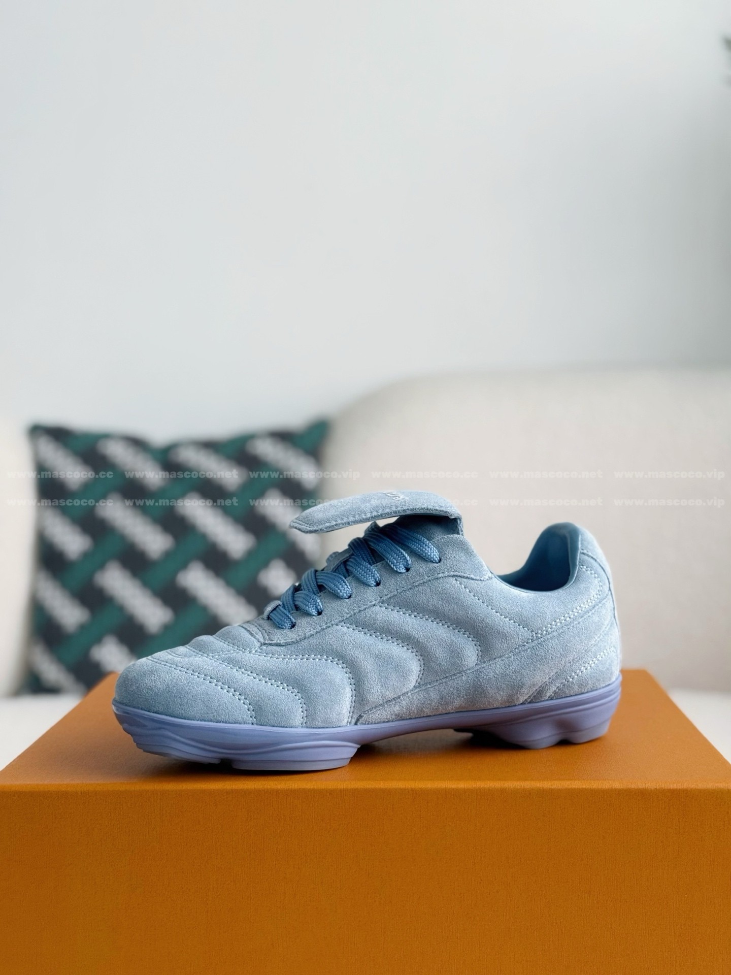 「#4696」LOUIS VUITTON FOOTPRINT SOCCER CASUAL SHOES - 图片 4
