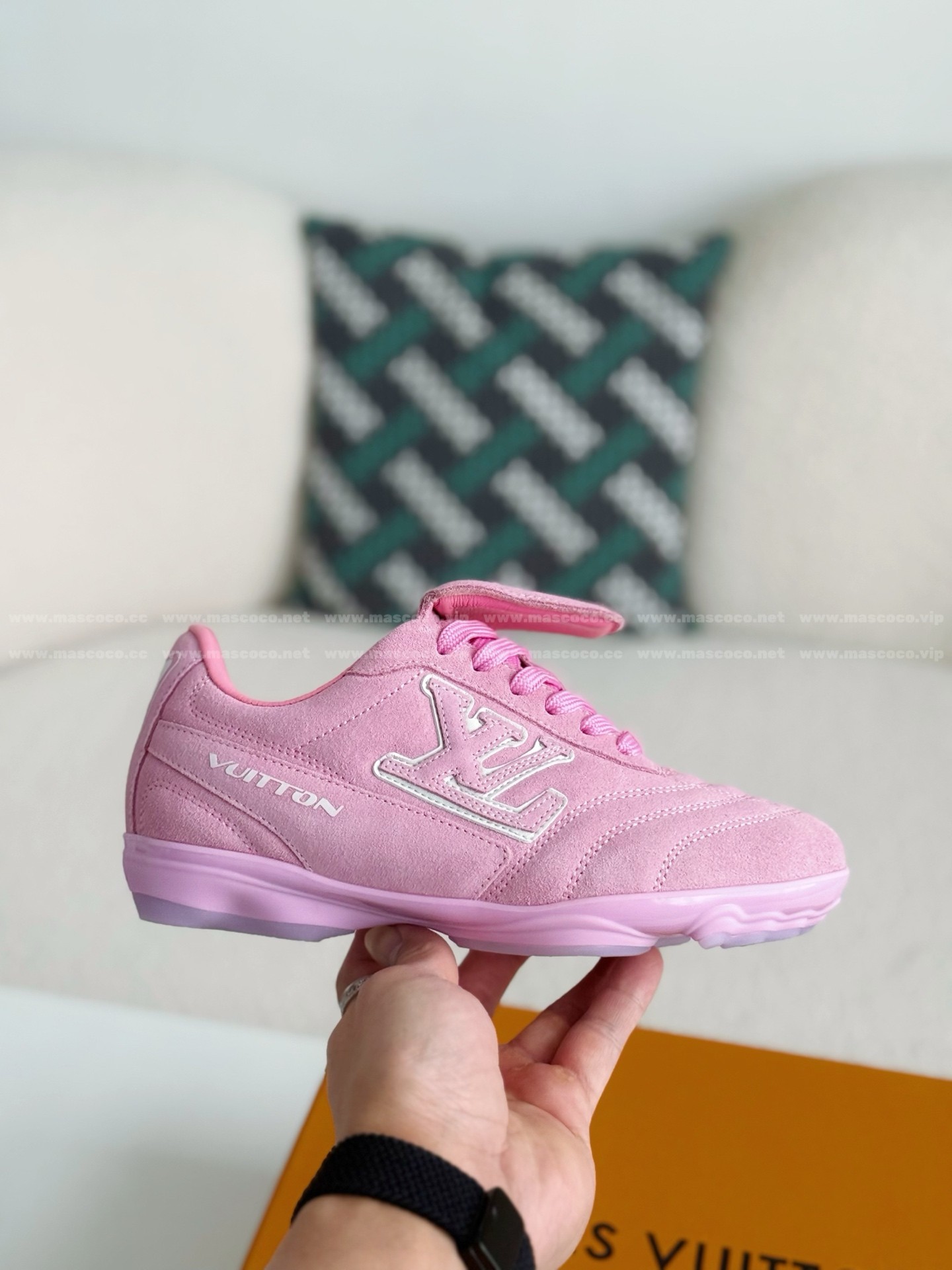 「#4697」LOUIS VUITTON FOOTPRINT SOCCER CASUAL SHOES - 图片 6