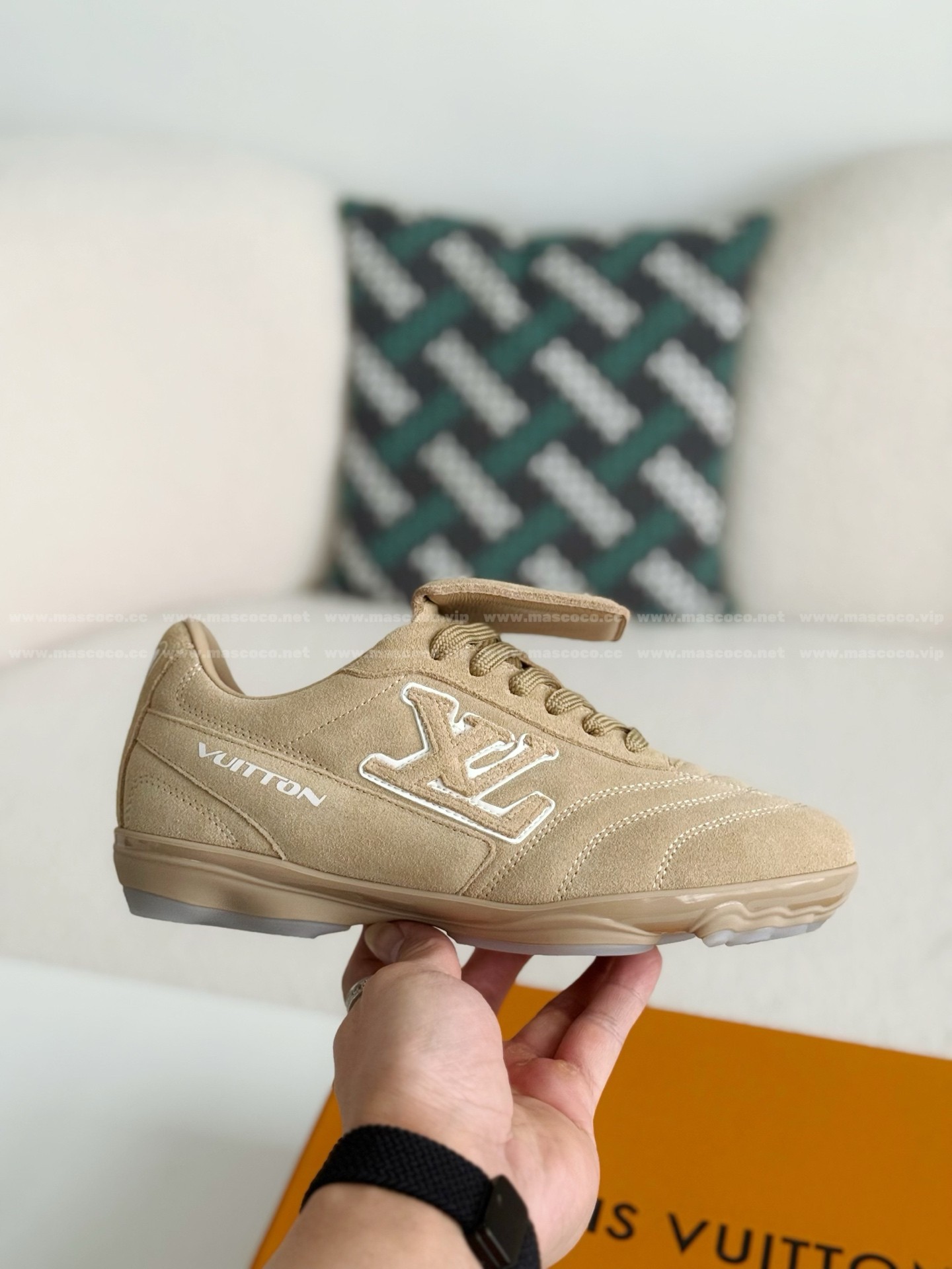 「#4698」LOUIS VUITTON FOOTPRINT SOCCER CASUAL SHOES - 图片 6