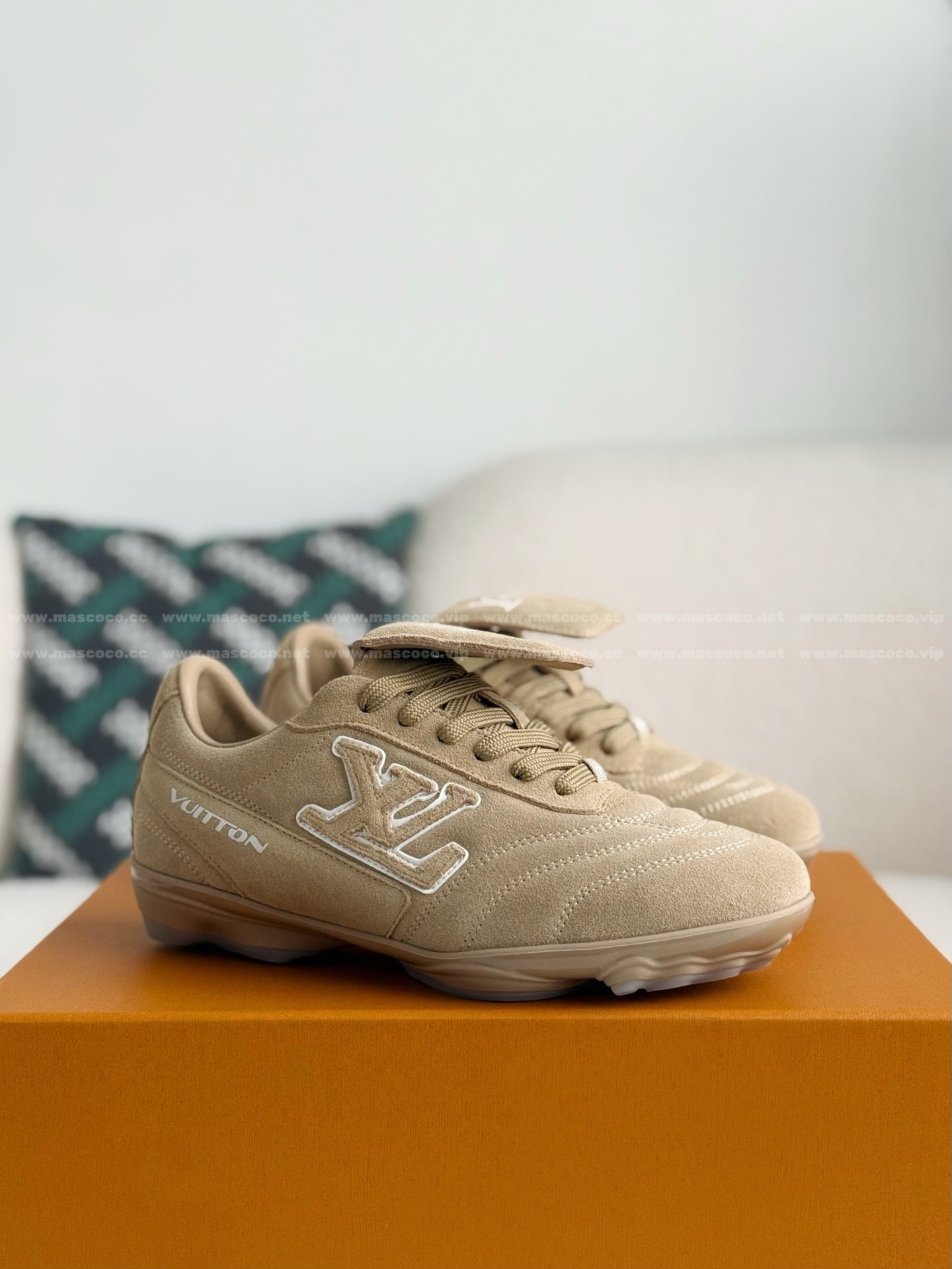 「#4698」LOUIS VUITTON FOOTPRINT SOCCER CASUAL SHOES - 图片 2