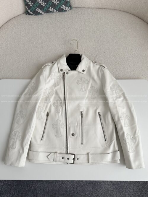 「#4700」Chrome Hearts Leather jacket