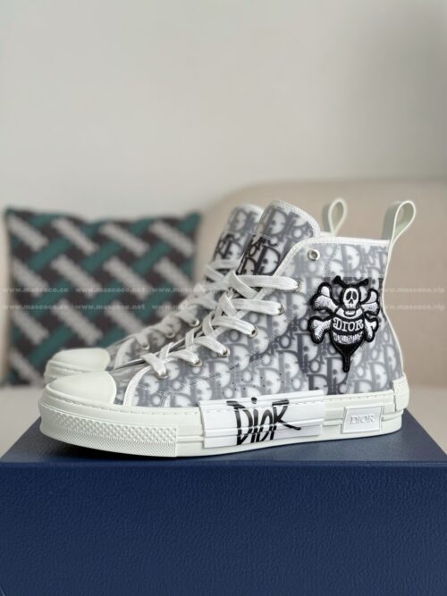 「#4718」DIOR B23 High-Top Canvas Shoes