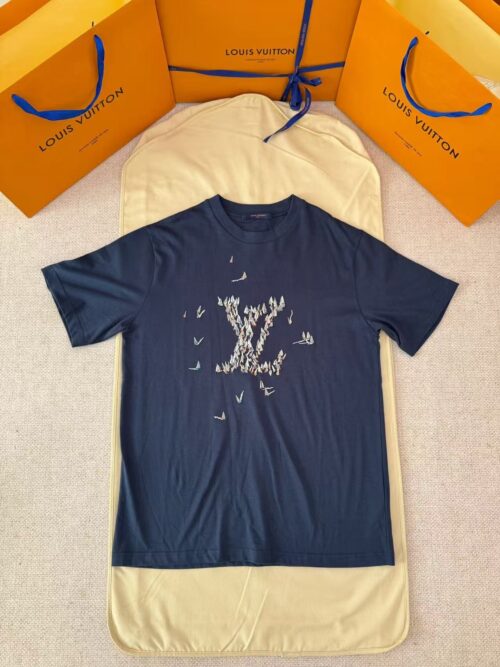 「#4745」LOUIS VUITTON sailboat embroidered short sleeves