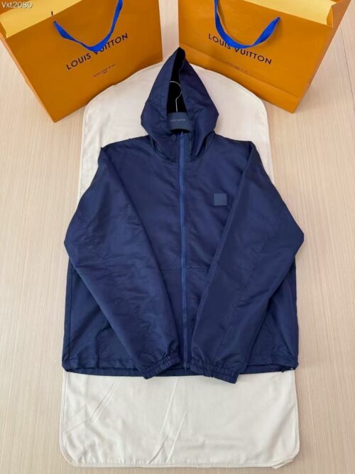 「#4769」LOUIS VUITTON jacquard double-faced windbreaker jacket