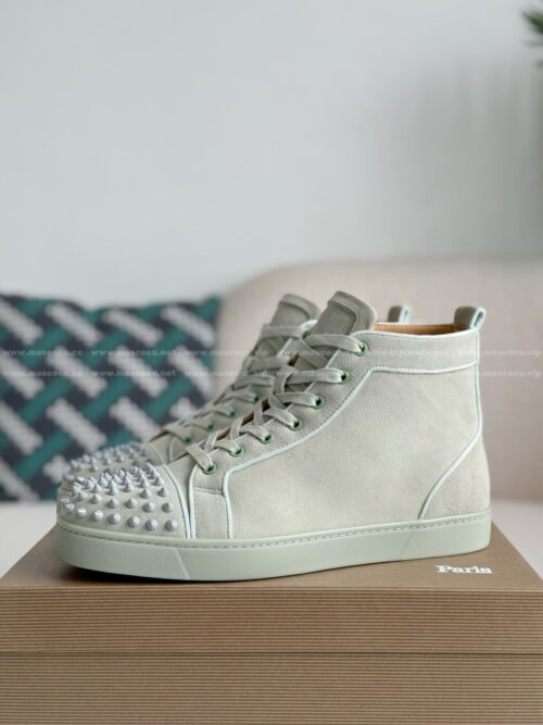 「#4780」Christian Louboutin Faux Suede Sneakers High